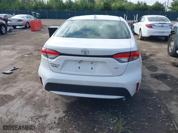 2020 Toyota Corolla LE with VIN JTDEPRAE2LJ043723, listed as a IAAI auction lot 40468101 with 116,008 mi miles. Bid and sale history available at carsss.com. Image 16.