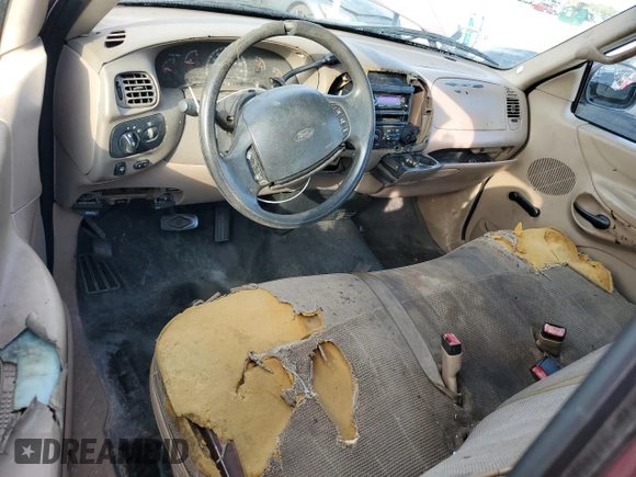 1998 Ford F-150 with VIN 1FTZX1720WNB71052, listed as a Copart auction lot 88342915 with 275,131 mi miles and Salvage title. Bid and sale history available at DreamBid. Image 8.