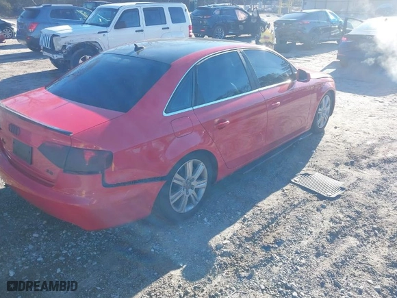 2010 Audi A4 2.0T Premium Plus with VIN WAUFFAFL1AN038872, listed as a IAAI auction lot 41295934 with 220,981 mi miles. Bid and sale history available at carsss.com. Image 4.