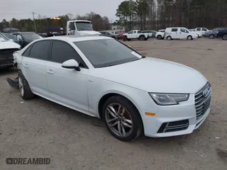 2017 Audi A4 Season of Audi ultra Premium with VIN WAUKMAF46HN056260, listed as a IAAI auction lot 41619499 with 149,635 mi miles. Bid and sale history available at carsss.com. Image 1.