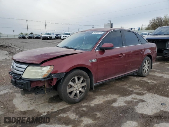 2008 Ford Taurus SEL with VIN 1FAHP24W28G167574, listed as a Copart auction lot 51049575 with 220,008 mi miles and Salvage Title. Bid and sale history available at carsss.com. Image 1.