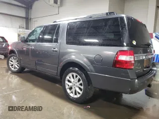 2017 Ford Expedition EL Limited with VIN 1FMJK2AT1HEA83273, listed as a Copart auction lot 84291024 with 100,845 mi miles and Salvage Title. Bid and sale history available at carsss.com. Image 2.