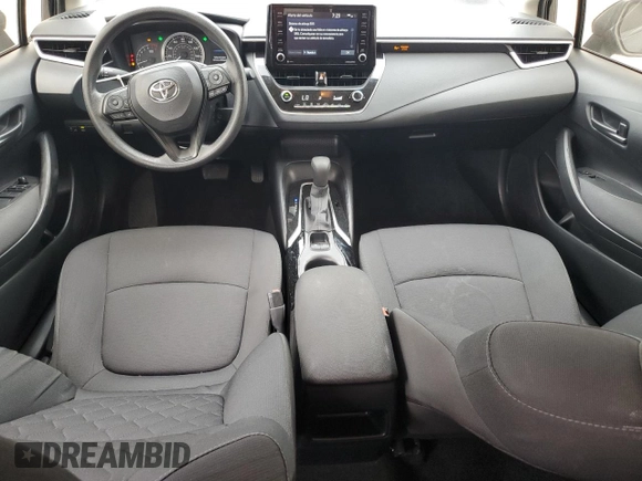 2022 Toyota Corolla LE with VIN JTDEPMAE1NJ209512, listed as a Copart auction lot 49896135 with 45,924 mi miles and Non Repairable. Bid and sale history available at carsss.com. Image 8.