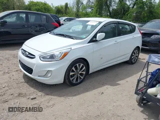 2016 Hyundai Accent Sport with VIN KMHCU5AE2GU249133, listed as a IAAI auction lot 41941173 with 175,635 mi miles. Bid and sale history available at carsss.com. Image 2.