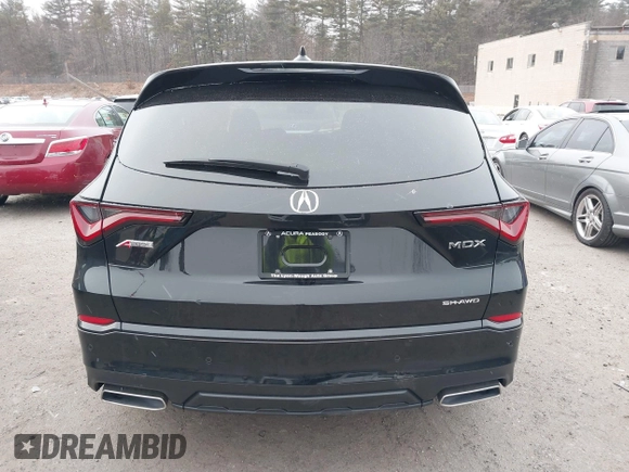 2024 Acura MDX w/A-Spec Package with VIN 5J8YE1H00RL030109, listed as a IAAI auction lot 41163634 with 25,054 mi miles. Bid and sale history available at carsss.com. Image 17.