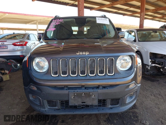 2017 Jeep Renegade Latitude with VIN ZACCJBBB9HPE88147, listed as a IAAI auction lot 42313592 with 136,111 mi miles and . Bid and sale history available at DreamBid. Image 13.