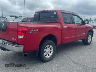 2005 Nissan Titan LE with VIN 1N6AA07B35N537476, listed as a Copart auction lot 61576665 with 189,000 mi miles and Clean title. Bid and sale history available at DreamBid. Image 4.