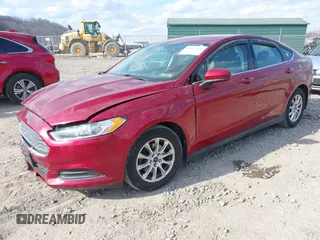 2015 Ford Fusion S with VIN 3FA6P0G72FR190407, listed as a IAAI auction lot 41875138 with 109,180 mi miles. Bid and sale history available at carsss.com. Image 2.