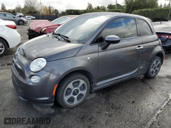 2014 FIAT 500e with VIN 3C3CFFGE7ET294754, listed as a Copart auction lot 84919984 with 108,622 mi miles and Salvage title. Bid and sale history available at DreamBid. Image 1.