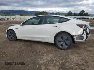 2022 Tesla Model 3 Long Range with VIN 5YJ3E1EB9NF207364, listed as a Copart auction lot 47368135 with 44,640 mi miles and Salvage Title. Bid and sale history available at DreamBid. Image 2.