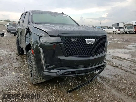 2021 Cadillac Escalade Sport Platinum with VIN 1GYS4GKL9MR434619, listed as a Copart auction lot 78835024 with 86,974 mi miles and Salvage title. Bid and sale history available at DreamBid. Image 12.
