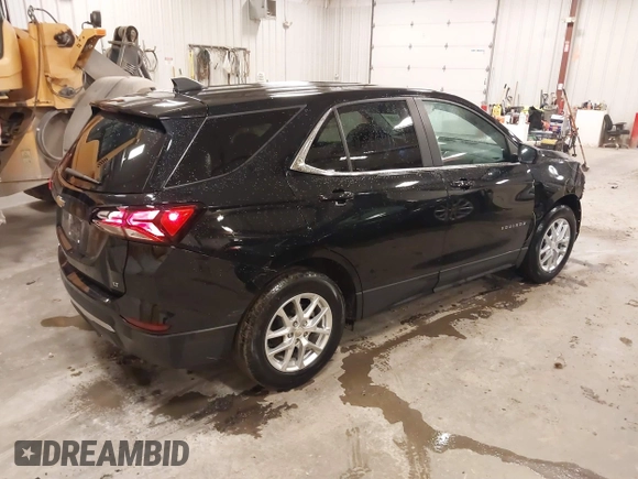 2022 Chevrolet Equinox LT with VIN 3GNAXKEV9NL106447, listed as a IAAI auction lot 41914502 with 34,715 mi miles and . Bid and sale history available at DreamBid. Image 4.