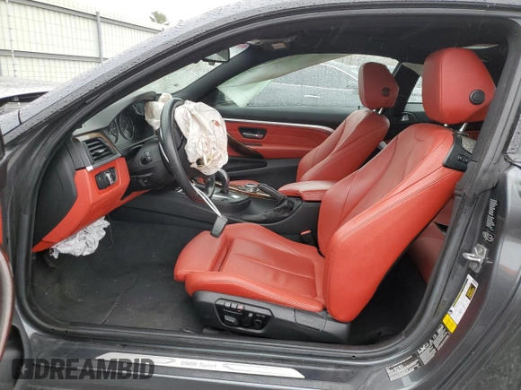 2015 BMW 4 Series 428i xDrive with VIN WBA3N9C56FK246149, listed as a Copart auction lot 52175015 with 45,236 mi miles and Salvage title. Bid and sale history available at DreamBid. Image 7.