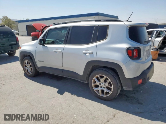 2017 Jeep Renegade Latitude with VIN ZACCJABB6HPE61224, listed as a Copart auction lot 57641775 with 127,078 mi miles and Salvage title. Bid and sale history available at DreamBid. Image 2.