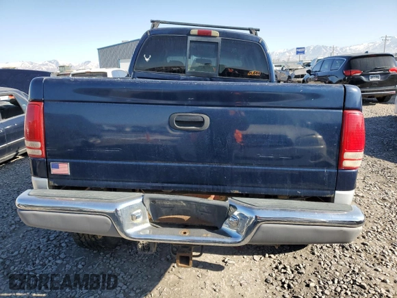 2002 Dodge Dakota SLT with VIN 1B7HG48N22S646167, listed as a Copart auction lot 42716735 with 184,598 mi miles and Salvage Title. Bid and sale history available at carsss.com. Image 6.