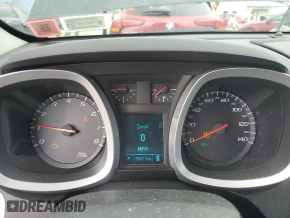 2012 Chevrolet Equinox LT w/2LT with VIN 2GNFLNE51C6275723, listed as a Copart auction lot 53867595 with 158,613 mi miles and Clean Title. Bid and sale history available at carsss.com. Image 9.