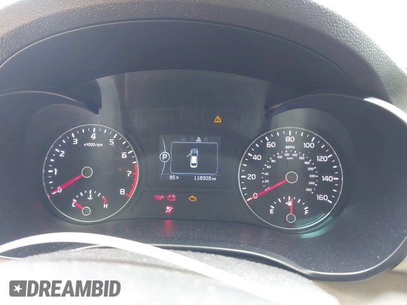 2018 Kia Optima LX with VIN 5XXGT4L36JG185545, listed as a IAAI auction lot 42434301 with 118,303 mi miles and . Bid and sale history available at DreamBid. Image 7.