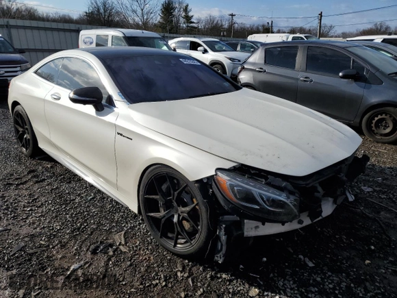 2016 Mercedes-Benz S 63 AMG with VIN WDDXJ7JB7GA014203, listed as a Copart auction lot 44215245 with Not Provided miles and Salvage Title. Bid and sale history available at DreamBid. Image 4.