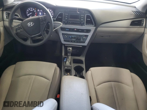 2015 Hyundai Sonata 2.4L SE with VIN 5NPE24AF7FH130802, listed as a Copart auction lot 53160155 with 143,477 mi miles and Clean Title. Bid and sale history available at carsss.com. Image 8.