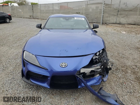 2023 Toyota Supra 3.0 with VIN WZ1DB0G0XPW054223, listed as a Copart auction lot 55860385 with Not provided miles and Salvage title. Bid and sale history available at DreamBid. Image 5.