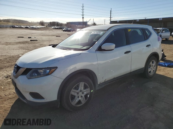 2016 Nissan Rogue SV with VIN 5N1AT2MV1GC823120, listed as a Copart auction lot 49670025 with 122,153 mi miles and Salvage Title. Bid and sale history available at DreamBid. Image 1.