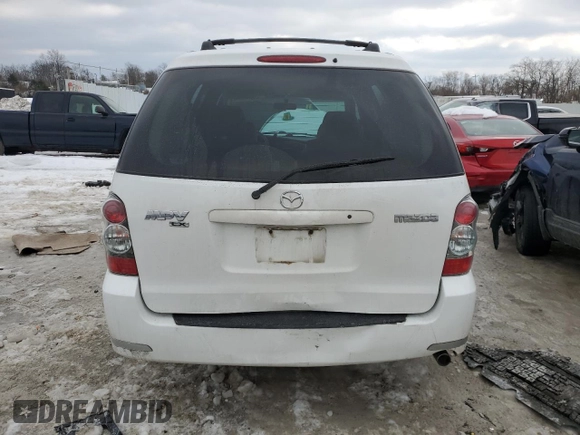2006 Mazda MPV LX with VIN JM3LW28AX60563786, listed as a Copart auction lot 41579595 with 244,370 mi miles and Non repairable. Bid and sale history available at DreamBid. Image 6.