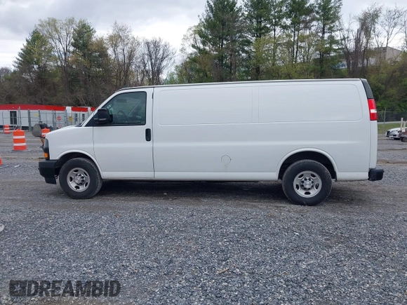 2019 Chevrolet Express Cargo Van with VIN 1GCZGHFG7K1209948, listed as a IAAI auction lot 42038244 with 249,167 mi miles. Bid and sale history available at carsss.com. Image 14.