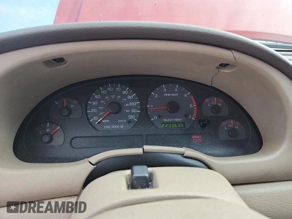 2002 Ford Mustang Standard with VIN 1FAFP40482F101065, listed as a Copart auction lot 62633895 with 223,363 mi miles and Salvage title. Bid and sale history available at DreamBid. Image 9.