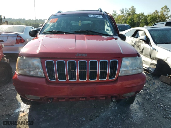 2003 Jeep Grand Cherokee Limited with VIN 1J8GW58N33C568751, listed as a Copart auction lot 71453464 with 277,216 mi miles and Salvage Title. Bid and sale history available at carsss.com. Image 5.