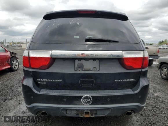 2011 Dodge Durango Citadel with VIN 1D4SE5GT6BC593634, listed as a Copart auction lot 52815705 with 146,725 mi miles and Clean Title. Bid and sale history available at carsss.com. Image 6.