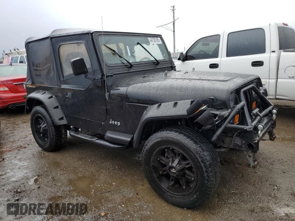 1995 Jeep Wrangler S with VIN 1J4FY19P6SP204427, listed as a Copart auction lot 44130185 with 373,692 mi miles and Salvage Title. Bid and sale history available at carsss.com. Image 4.
