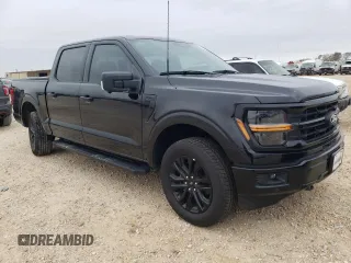 2024 Ford F-150 XLT with VIN 1FTFW3L55RFC15188, listed as a Copart auction lot 87908555 with 0 mi miles and Clean Title. Bid and sale history available at carsss.com. Image 4.