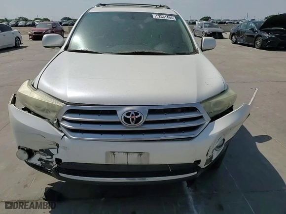 2013 Toyota Highlander Limited with VIN 5TDYK3EH2DS095659, listed as a Copart auction lot 52551495 with 127,073 mi miles and Salvage Title. Bid and sale history available at carsss.com. Image 12.