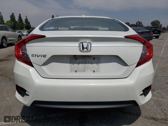 2018 Honda Civic EX with VIN 2HGFC2F78JH506451, listed as a Copart auction lot 54977565 with 41,227 mi miles and Salvage Title. Bid and sale history available at DreamBid. Image 6.