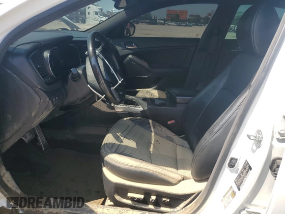 2013 Kia Optima SX with VIN 5XXGR4A66DG111610, listed as a Copart auction lot 60621095 with 177,373 mi miles and Salvage title. Bid and sale history available at DreamBid. Image 7.