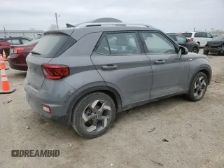 2022 Hyundai Venue SEL with VIN KMHRC8A34NU173473, listed as a Copart auction lot 44974405 with 15,518 mi miles and Salvage Title. Bid and sale history available at DreamBid. Image 3.