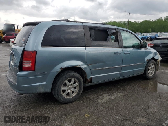 2010 Chrysler Town & Country Touring with VIN 2A4RR5D19AR170145, listed as a Copart auction lot 54665135 with 184,351 mi miles and Salvage Title. Bid and sale history available at DreamBid. Image 3.