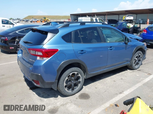 2021 Subaru Crosstrek Premium with VIN JF2GTAPC7MH370303, listed as a IAAI auction lot 42139120 with 112,740 mi miles and . Bid and sale history available at DreamBid. Image 4.