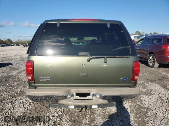 2001 Ford Expedition Eddie Bauer with VIN 1FMRU17W91LA72998, listed as a Copart auction lot 80947794 with Not provided miles and Salvage title. Bid and sale history available at DreamBid. Image 6.
