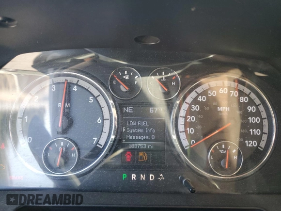 2009 Dodge 1500 TRX with VIN 1D3HV18P39S742106, listed as a Copart auction lot 58443365 with 183,753 mi miles and Clean title. Bid and sale history available at DreamBid. Image 9.