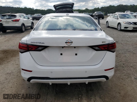 2023 Nissan Sentra SV z VIN 3N1AB8CV0PY312780, wystawiony jako Copart lot #57309805 z przebiegiem 44 575 mil mil oraz Nie do naprawy • Non repairable. Historia ofert i sprzedaży dostępna na DreamBid. Obrazek 6.