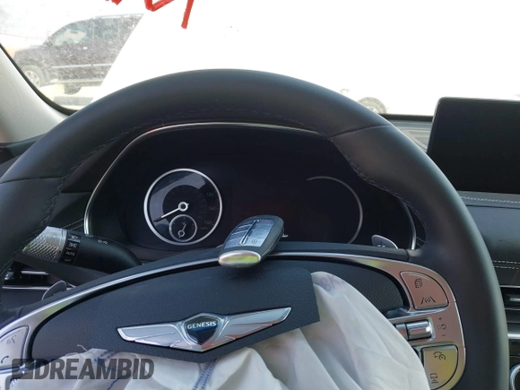 2024 Genesis GV80 z VIN KMUHCESC6RU160904, wystawiony jako IAAI lot #40675389 z przebiegiem 6 984 mil mil oraz . Historia ofert i sprzedaży dostępna na DreamBid. Obrazek 11.