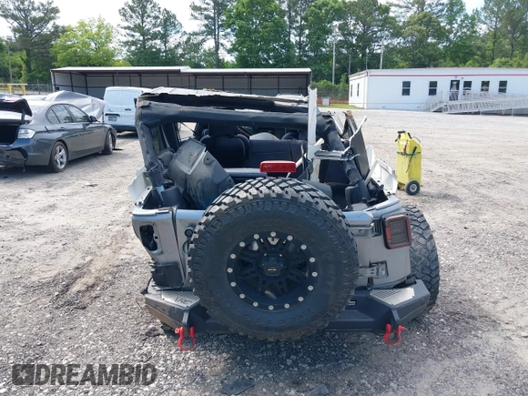2017 Jeep Wrangler Unlimited Sport with VIN 1C4HJWDG6HL592265, listed as a IAAI auction lot 42335663 with 89,314 mi miles and . Bid and sale history available at DreamBid. Image 15.