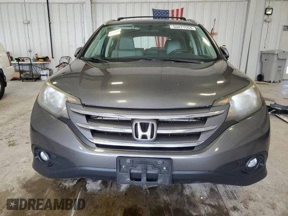 2012 Honda CR-V EX-L with VIN 5J6RM4H77CL031604, listed as a Copart auction lot 51691825 with 179,951 mi miles and Non repairable. Bid and sale history available at DreamBid. Image 5.