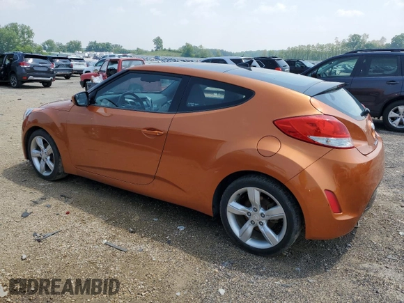 2014 Hyundai Veloster with VIN KMHTC6AD2EU215805, listed as a Copart auction lot 57909825 with 113,004 mi miles and Clean title. Bid and sale history available at DreamBid. Image 2.