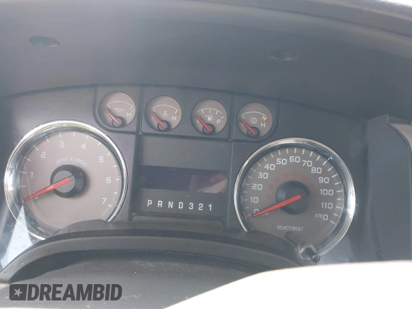 2009 Ford F-150 XL with VIN 1FTPW14VX9FB31407, listed as a IAAI auction lot 42543322 with 86,912 mi miles and . Bid and sale history available at DreamBid. Image 7.