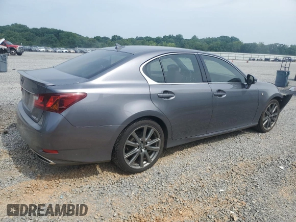 2013 Lexus GS 350 with VIN JTHBE1BLXD5025003, listed as a Copart auction lot 60819485 with 167,855 mi miles and Salvage title. Bid and sale history available at DreamBid. Image 3.