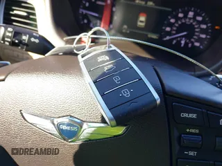 2018 Genesis G80 3.8L with VIN KMHGN4JE0JU265072, listed as a IAAI auction lot 41596549 with 121,502 mi miles. Bid and sale history available at carsss.com. Image 11.