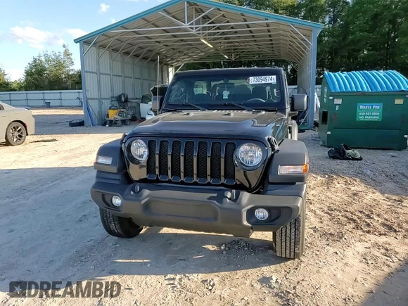 2022 Jeep Wrangler Sport with VIN 1C4HJXAG3NW234819, listed as a Copart auction lot 73094974 with 40,482 mi miles and Non Repairable. Bid and sale history available at DreamBid. Image 14.