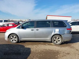 2013 Toyota Sienna L with VIN 5TDZK3DC8DS399346, listed as a IAAI auction lot 41312294 with 160,332 mi miles and . Bid and sale history available at DreamBid. Image 14.